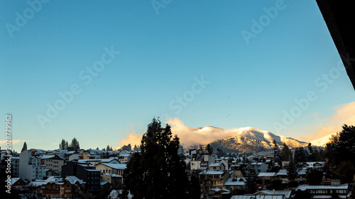 Foto inverno com neve e frio em Bariloche Argentina