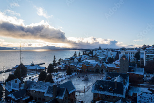 Tableau sur toile inverno com neve e frio em Bariloche Argentina