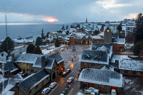 Konstfotografi inverno com neve e frio em Bariloche Argentina