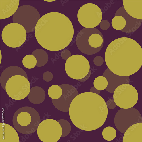 Seamless pattern. Circles. Polka dots. Vector