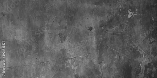 Canvastavla A dark and aged grunge wood background featuring a vintage black concrete wall t
