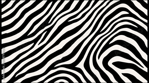 Bold, seamless zebra stripes mimic natural skin.  High contrast for clothing, with a plain backdrop for fashion, beds, and walls.