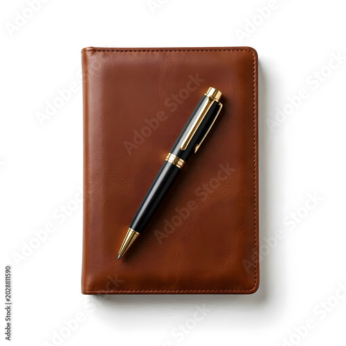 notebook and pen