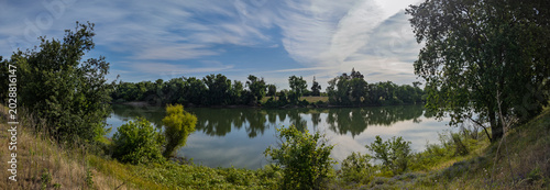 Sacramento River Panorama Landscape in Spring