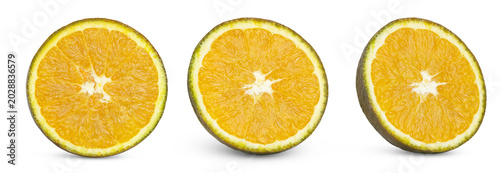 Photos Chocolate orange slices or halves collection, set