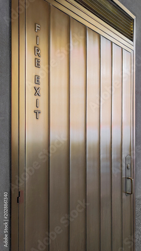 metal fire exit door