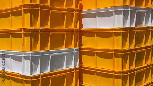 Crates, containers for storing and transporting goods