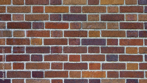 the old red brick wall