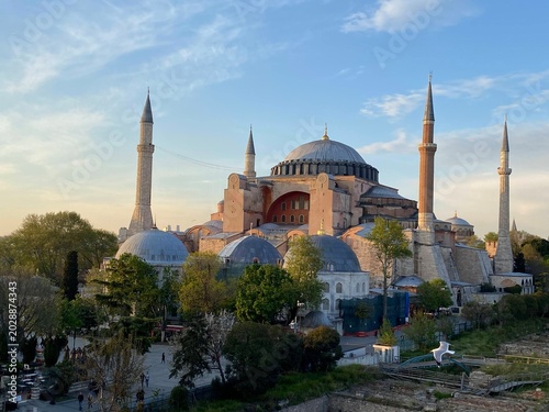 Fotografie blue mosque istanbul turkey