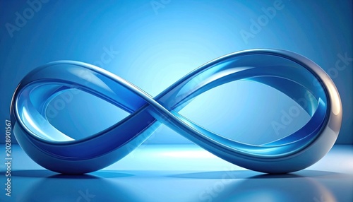 A shimmering, boundless loop of perpetual motion.