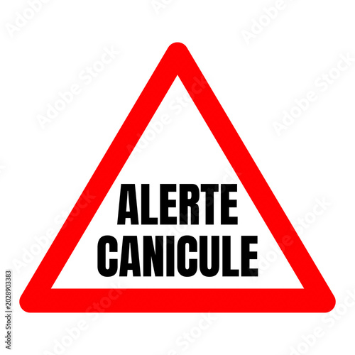 Symbole alerte canicule