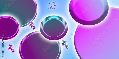 Foto abstract background with bubbles