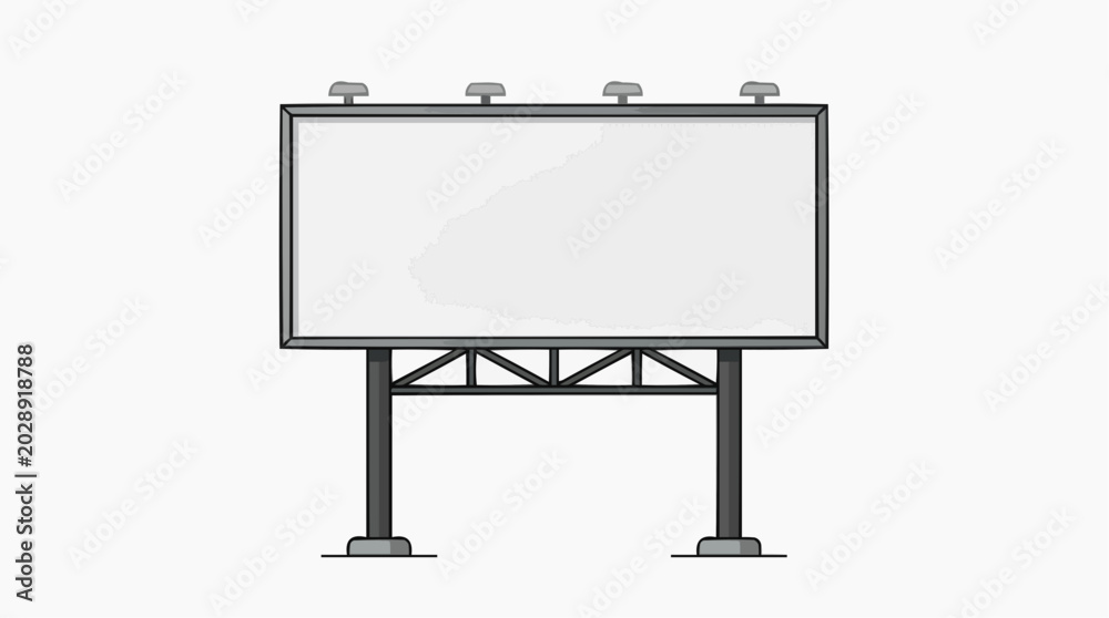 Obraz premium Blank Billboard for Advertisement