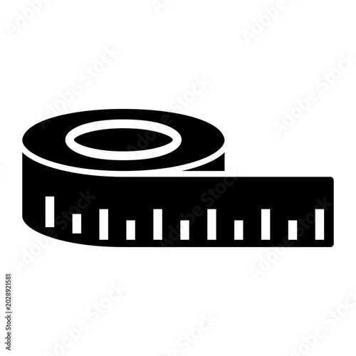 Bild auf Leinwand measurement Solid icon