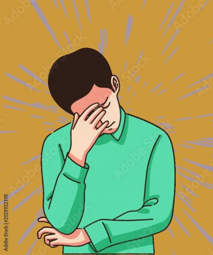 young man thinking