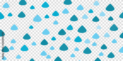 seamless pattern with drops of water.
