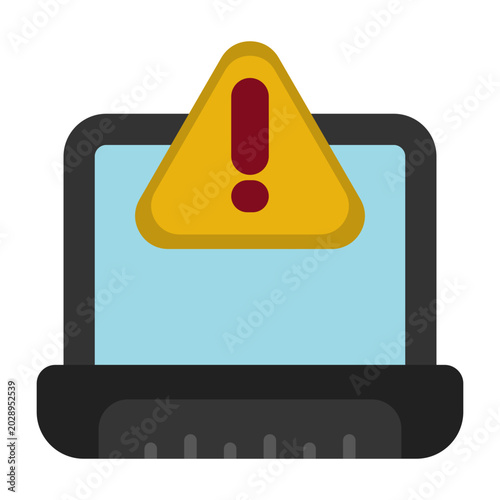 Fotografie Alert Vector Icon