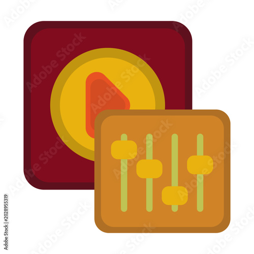 Sliders Vector Icon