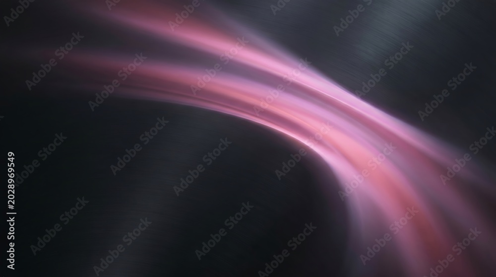 Fototapeta premium Dramatic Magenta Light Sweep on Dark Futuristic Background