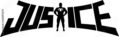 デザイン文字『JUSTICE』