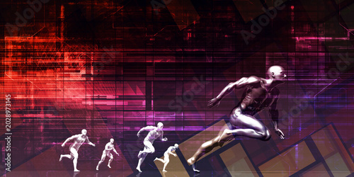 Foto Competitive Advantage Speed And Digital Technology Leadership