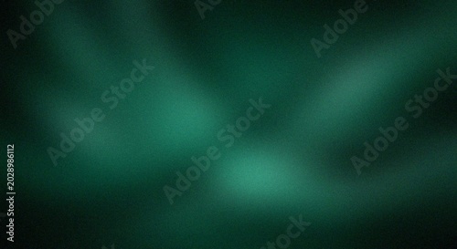 Mysterious glowing green light in dark space grainy  noise texture grunge gradient banner header, abstract poster cover backdrop design