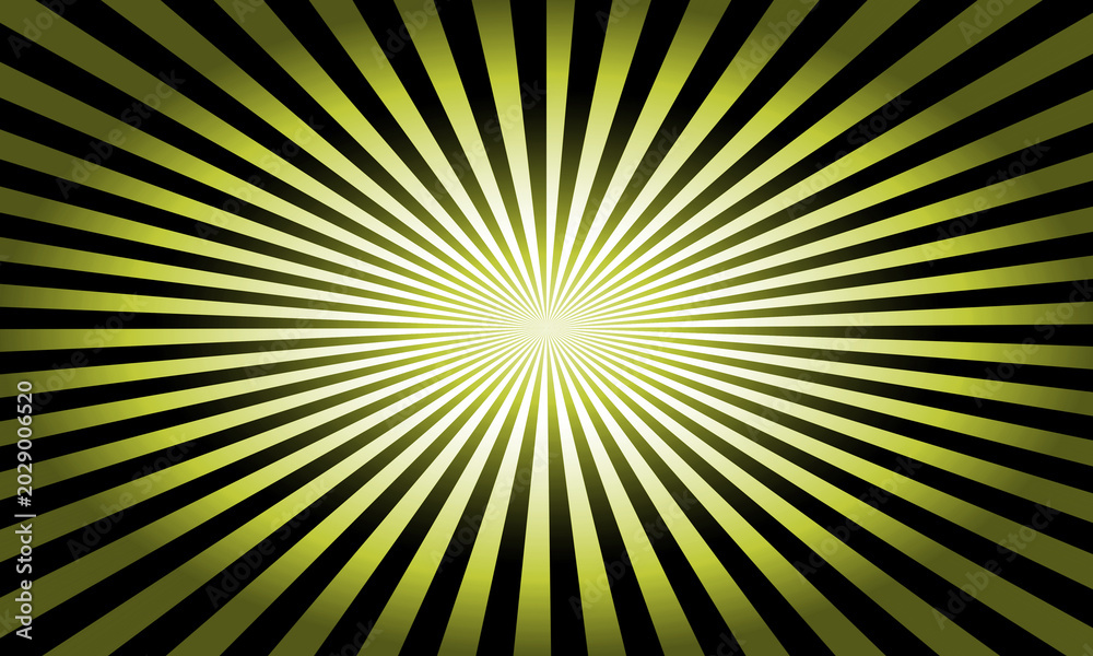 Obraz premium Radiant Yellow Sunburst Background Design Bright Yellow Sunburst Rays Abstract Backdrop