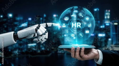 Smart recruitment platforms and digital HR tools for virtual headhunting and talent acquisition.
