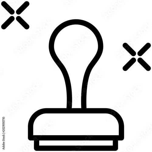 Stamp icon design template