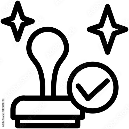 Stamp icon design template