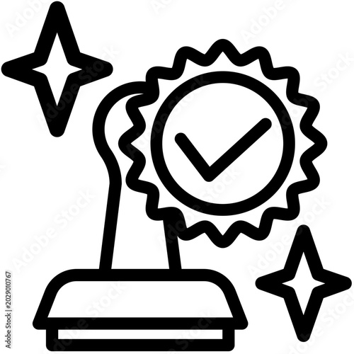 Stamp icon design template
