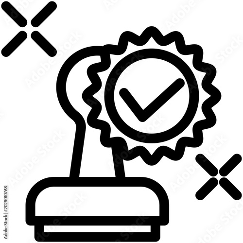 Stamp icon design template