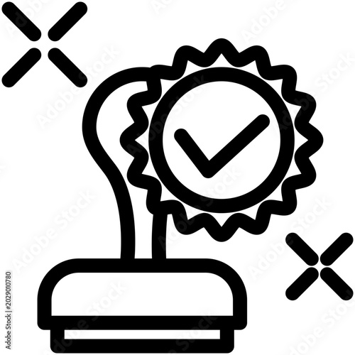 Stamp icon design template