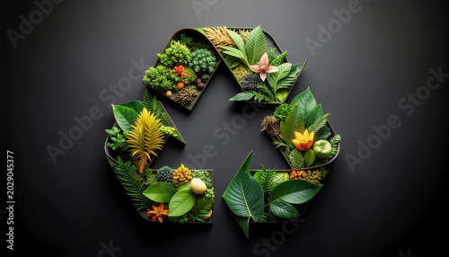 Renewable Lifestyle Botanical Emblem