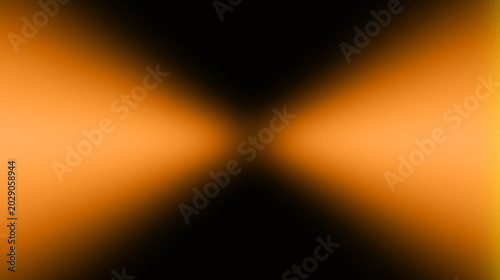 Schilderij op canvas abstract orange glowing background with light rays and fiery energy waves and br