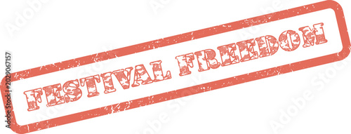 Slika na platnu Embrace liberation and celebratory independence with this powerful festival free