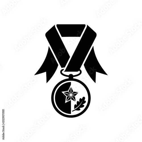 Canvastavla Commemorative Star and Oak Leaf Medal Design.eps