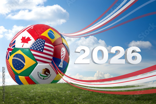 FIFA World Cup 2026 Global Football Tournament Championship Soccer Event – FIFAWorldCup, Football, Soccer, Tournament, Championship