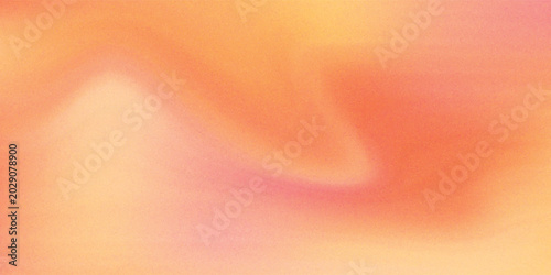 Blurred color gradient background, abstract yellow red orange grain gradation texture, vector soft peach texture blur abstract background