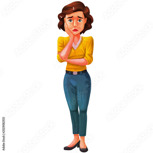 stressed woman