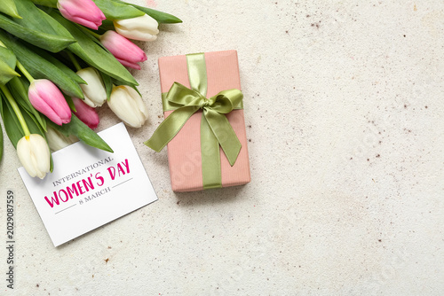Card with text INTERNATIONA...