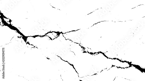 Marble texture with black veins on white background for design and decoration purposes