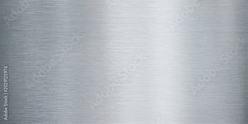 Photos Brushed metal texture with a polished silver sheen, reflecting light and creating a sleek, industrial aesthetic for Website, Background, Branding, Art etc