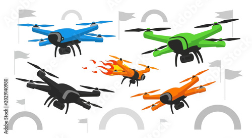 Fotografía Drone Race Competition