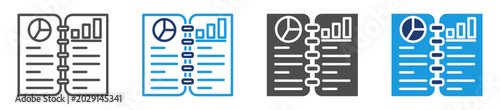 Fotografie executive summary multi purpose icon set