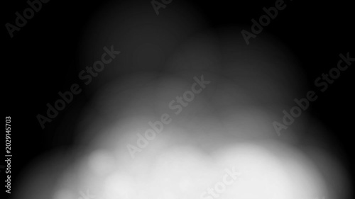 Abstract illustration of shining spheres white bubbles for a bright digital art wallpaper design, particle systems background, 4k video
