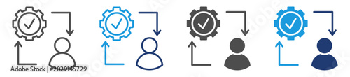 Tableau sur toile approach multi purpose icon set