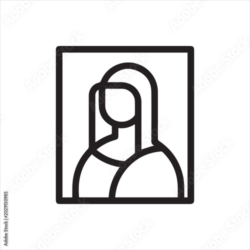 Canvas-taulu Design, creativity, picture, art, masterpiece, outline icon