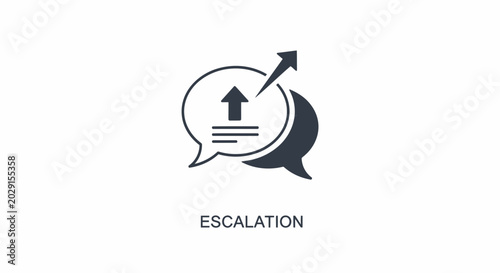 Foto Conceptual illustration depicting dynamic communication and discussion leading t