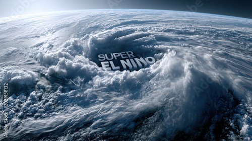 Powerful Super El Nino Climate Swirl Seen From Space Orbiting Earth